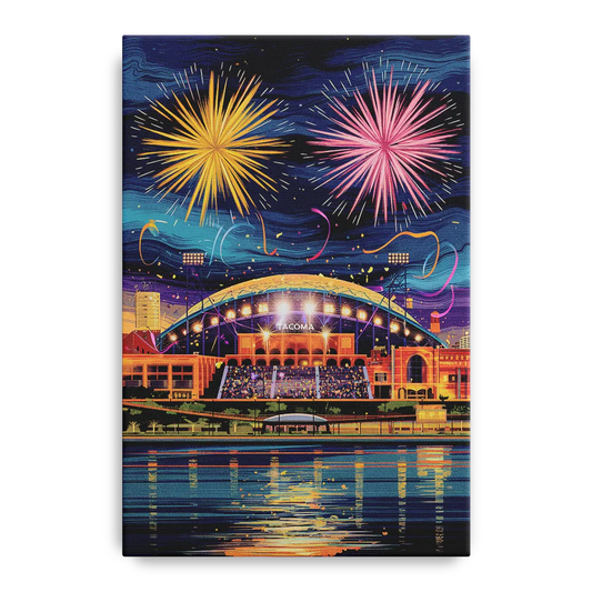 Tacoma Stadium Celebration - Canvas Wall Art