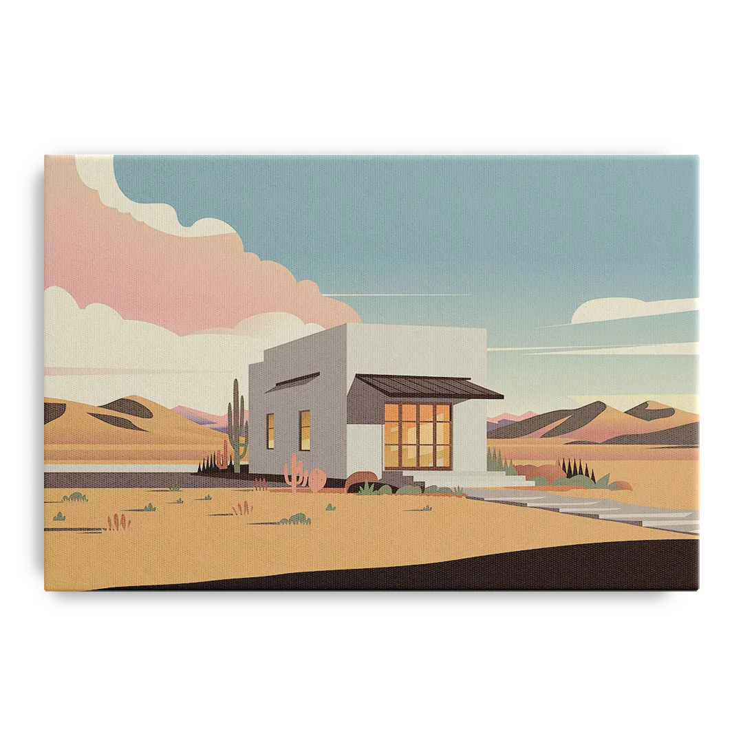 Marfa Artistic Vibes - Canvas Wall Art