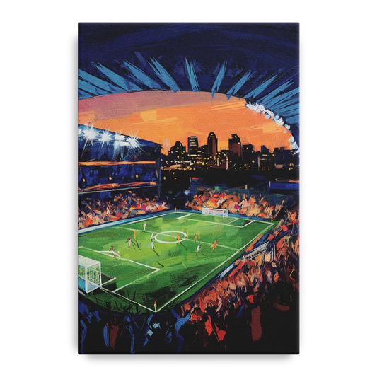 Cincinnati FC Stadium Lights - Canvas Wall Art