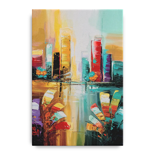 Grand Rapids Artistic City Vibes - Canvas Wall Art