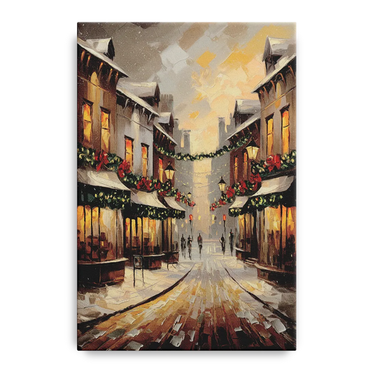 Garland Historic Downtown - Canvas Wall Art