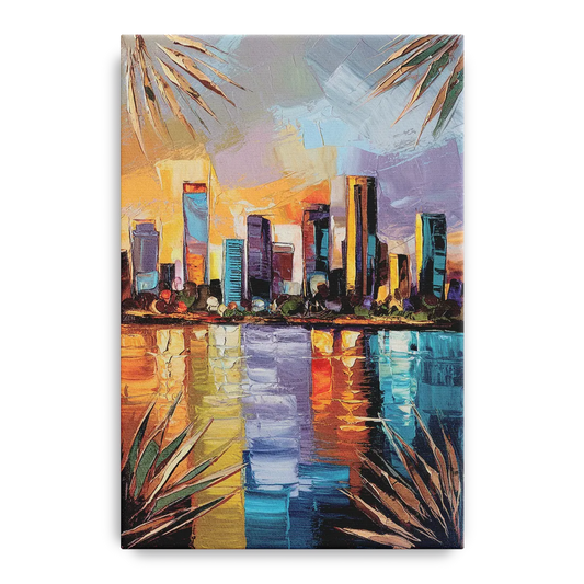 Tampa Downtown Harbor - Canvas Wall Art