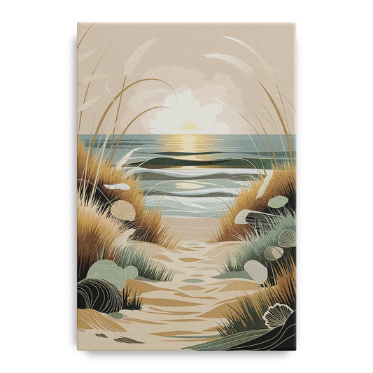 Galveston Coastal Vibes - Canvas Wall Art