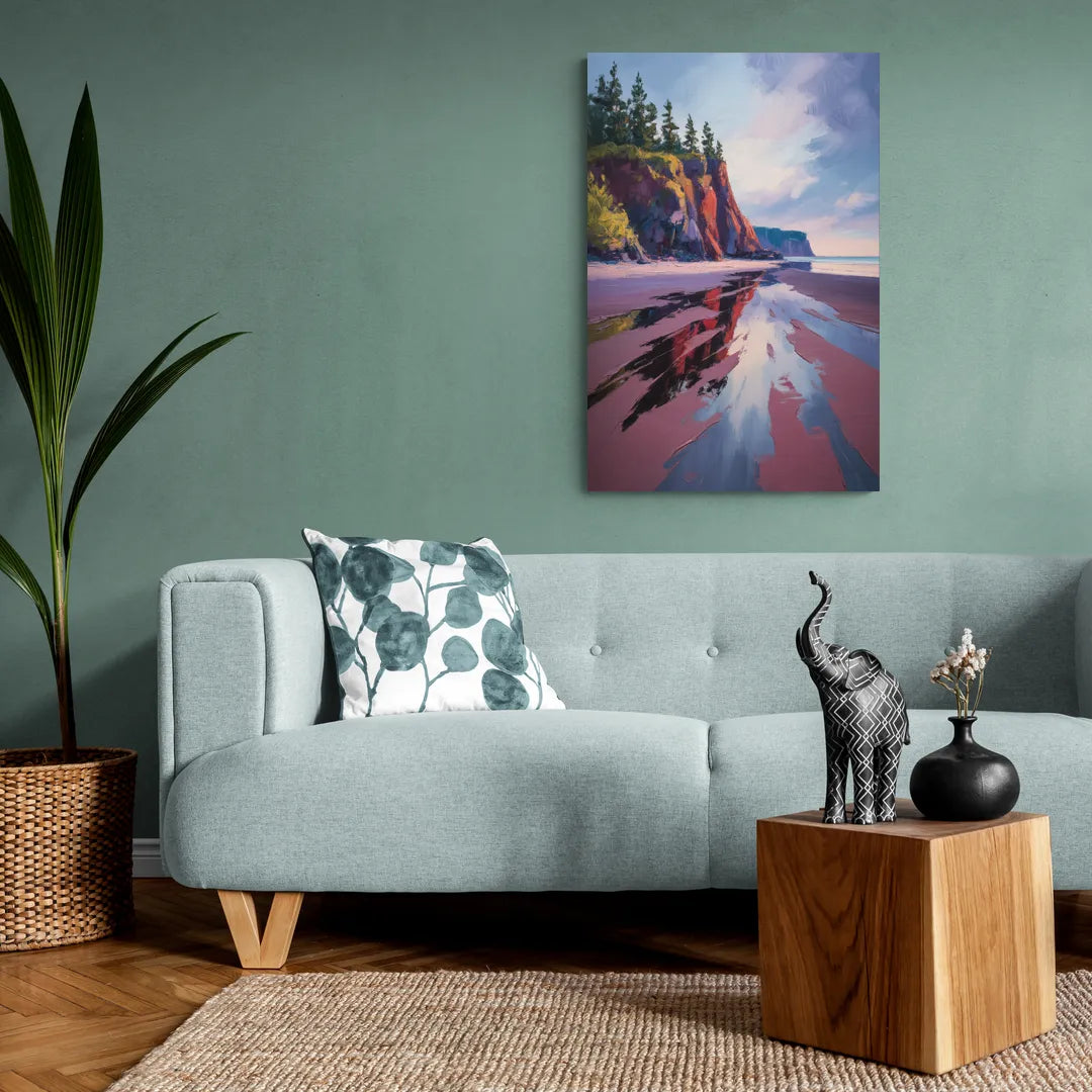 Red Sand Shores - Canvas Wall Art Living Room