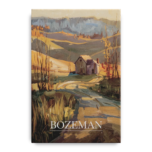 Bozeman Rustic Landscape - Canvas Wall Art