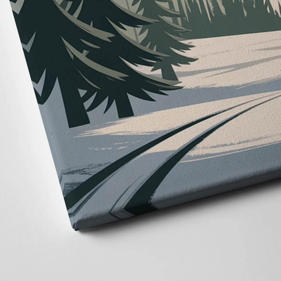 Blackcomb Mountain View Canvas Close Up
