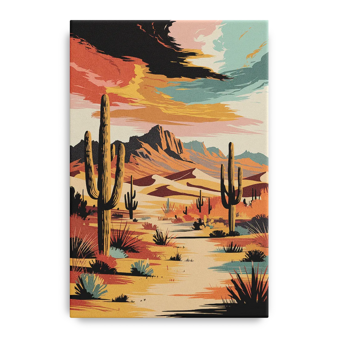 Phoenix Scenic Desert Beauty - Canvas Wall Art