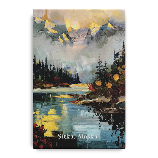 Sitka Scenic Reflections - Canvas Wall Art