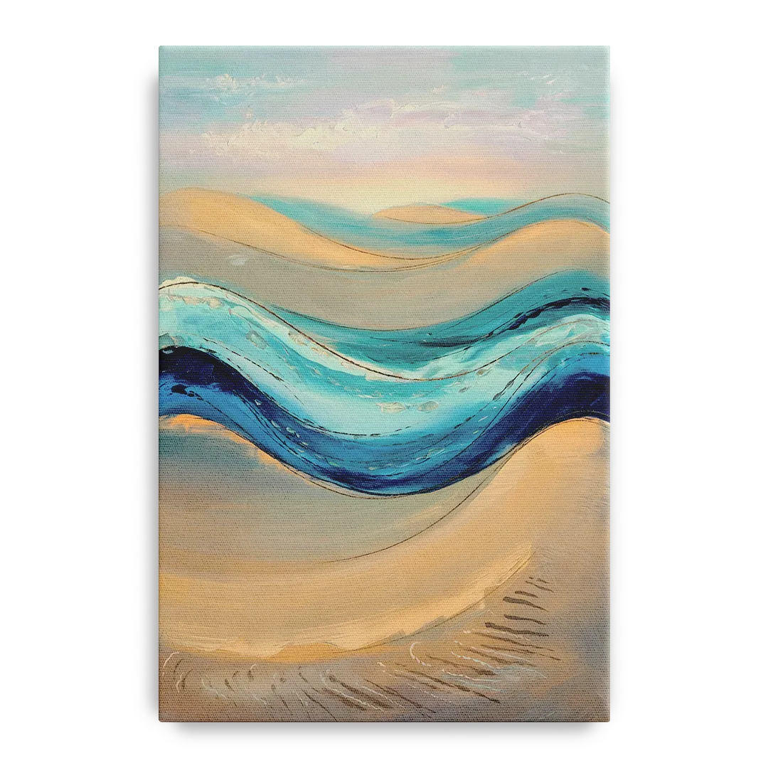 Cape May Waves and Dunes - Canvas Wall Art