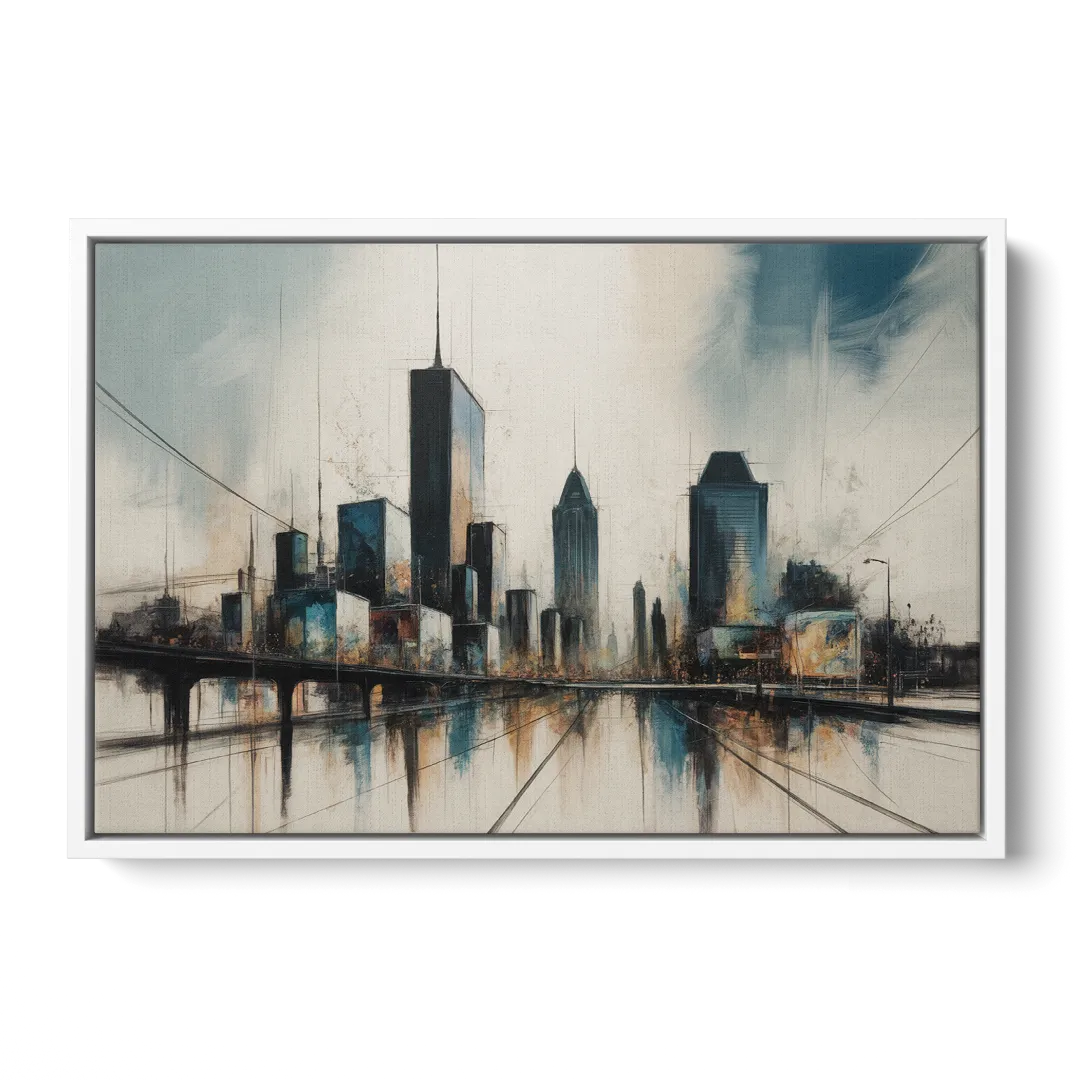 Montreal Museum of Fine Arts - White Frame Canvas