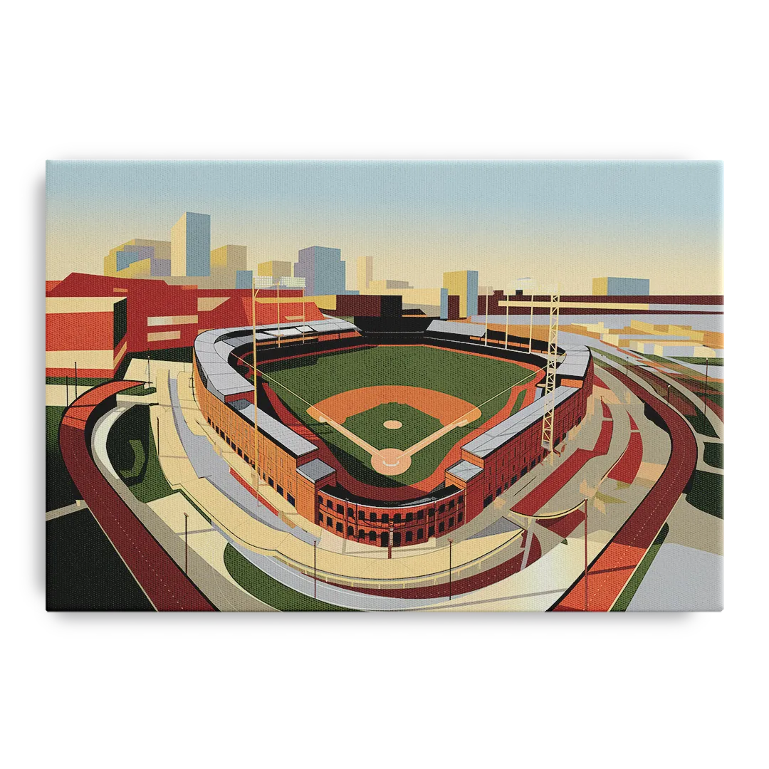 Camden Yards Baseball Stadium - Canvas Wall Art