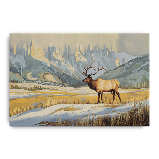 Jackson Hole Wildlife Serenade - Canvas Wall Art