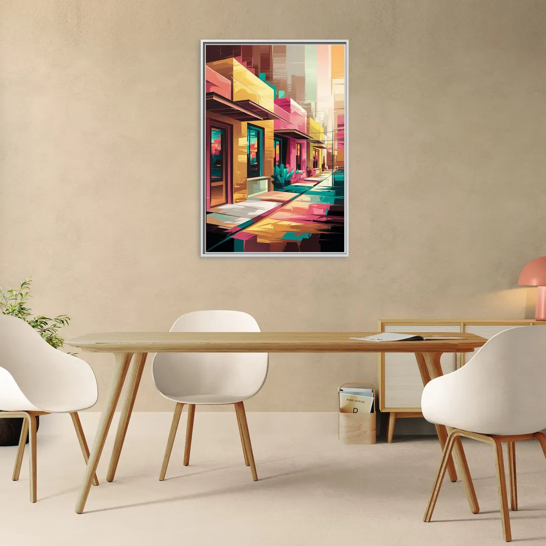 Mesa Urban Vibes - Living Room White Frame Canvas