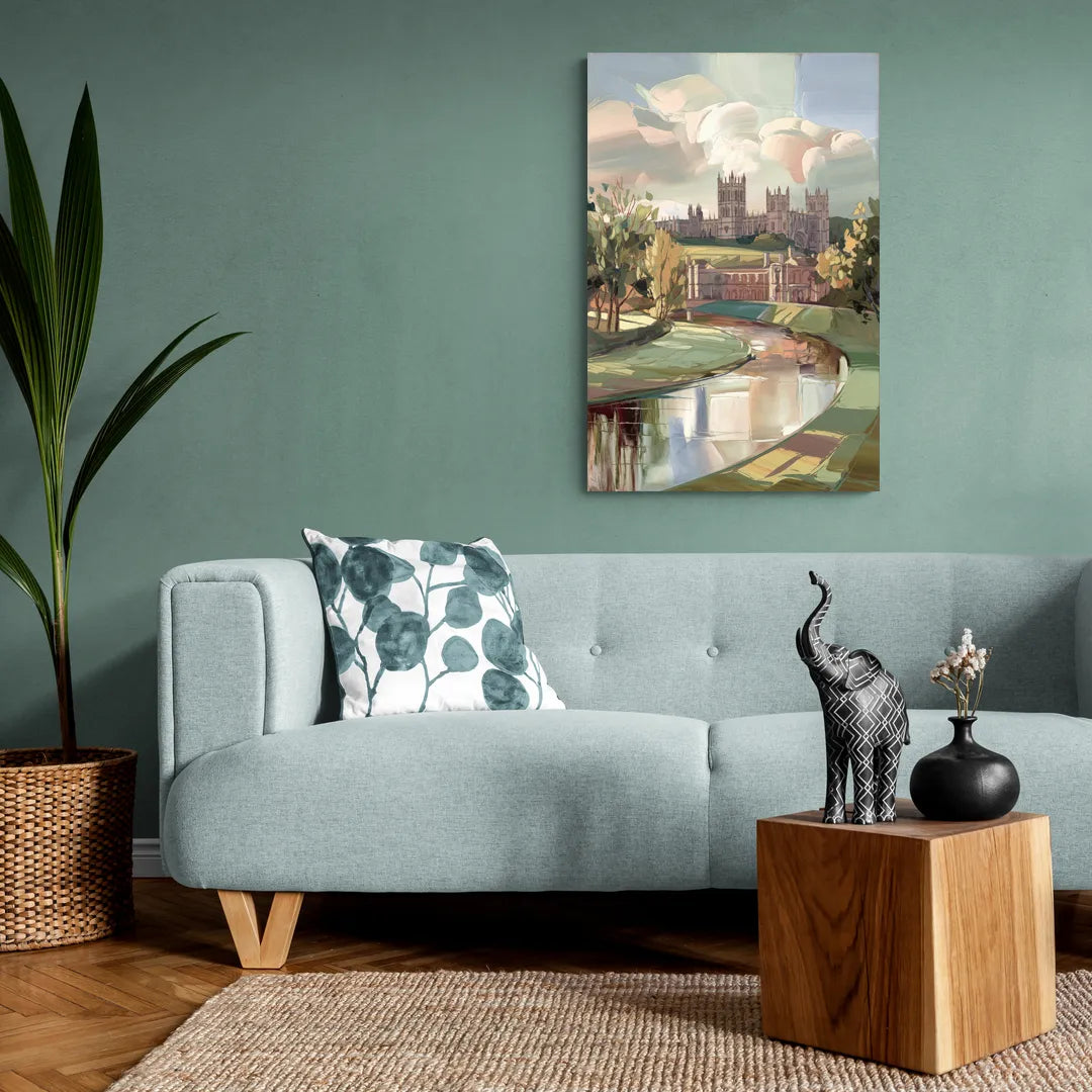 Durham University Aesthetic - Canvas Wall Art Living Room