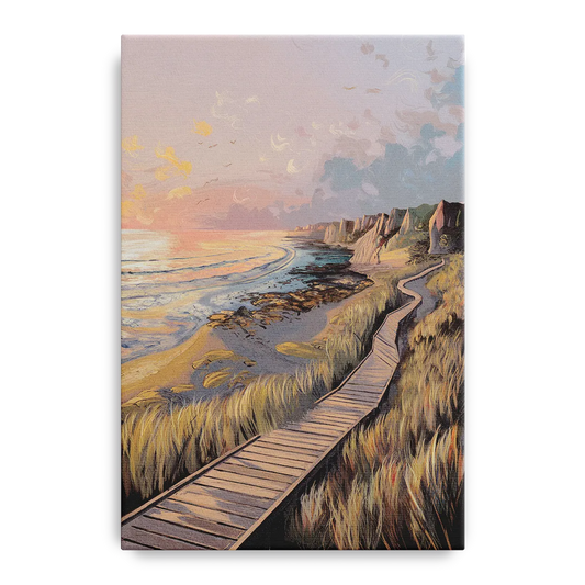 Anchorage Coastal Landscape - Canvas Wall Art