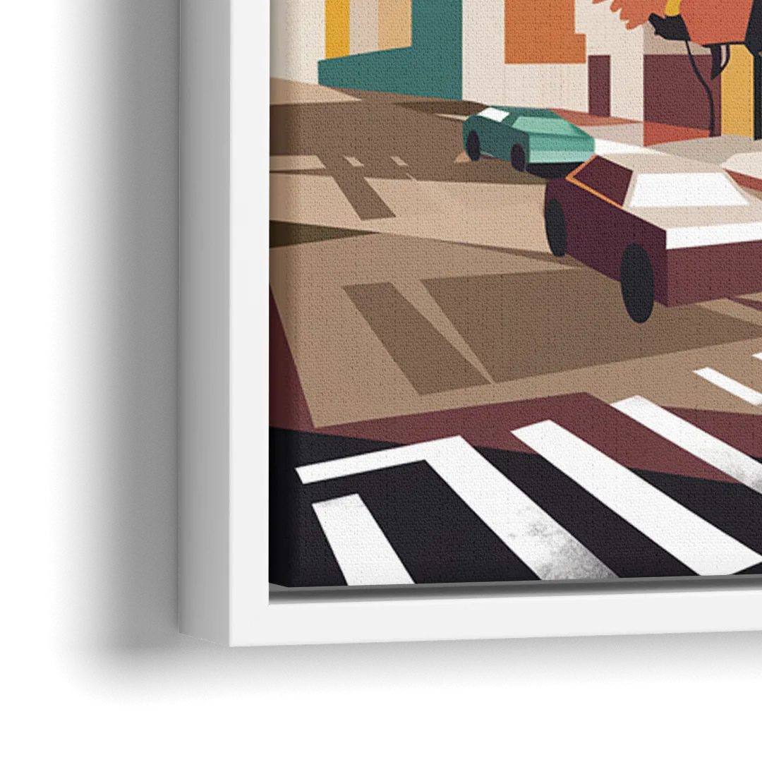 Joseph Urban Landscape - Close-Up White Frame Canvas