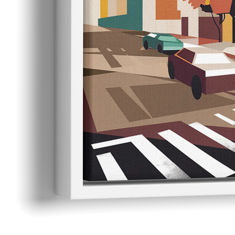 Joseph Urban Landscape - Close-Up White Frame Canvas