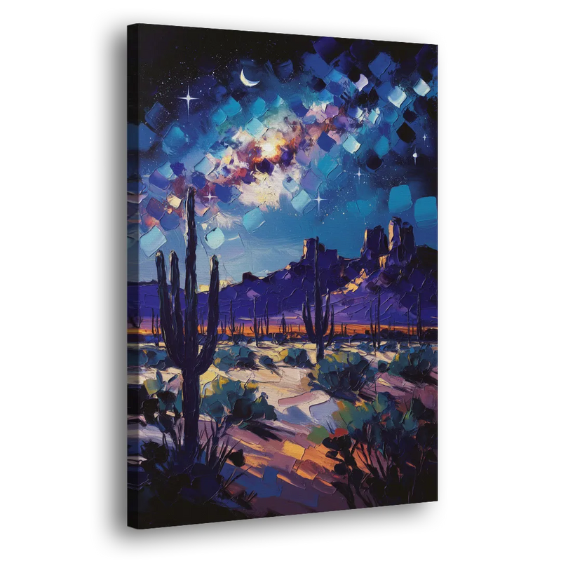 Chandler Desert Night Sky - Canvas Print Art Sides