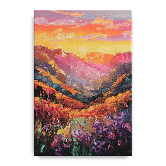 Vail Sunset Glow - Canvas Wall Art