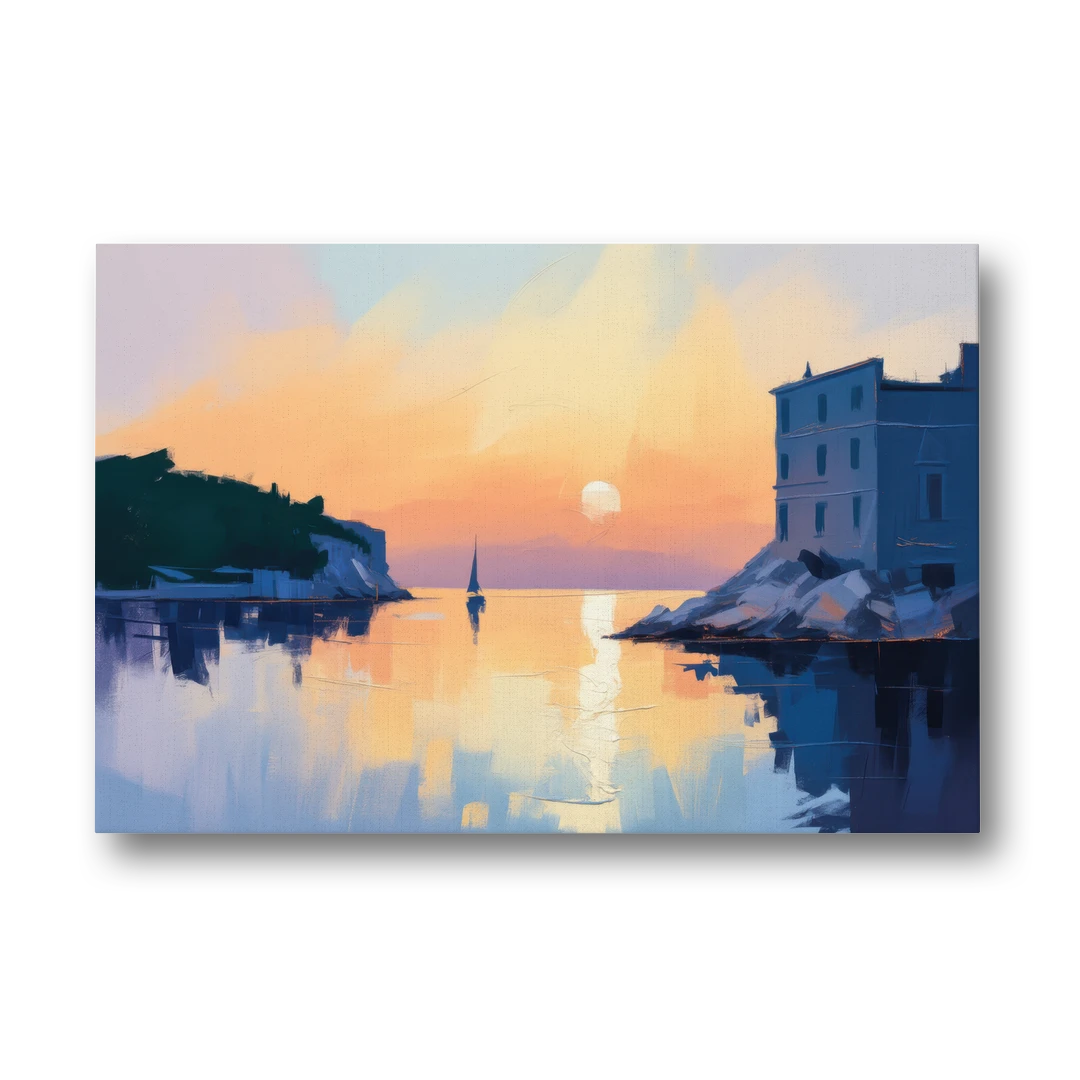 Adriatic Sunset - Canvas Wall Art - Front