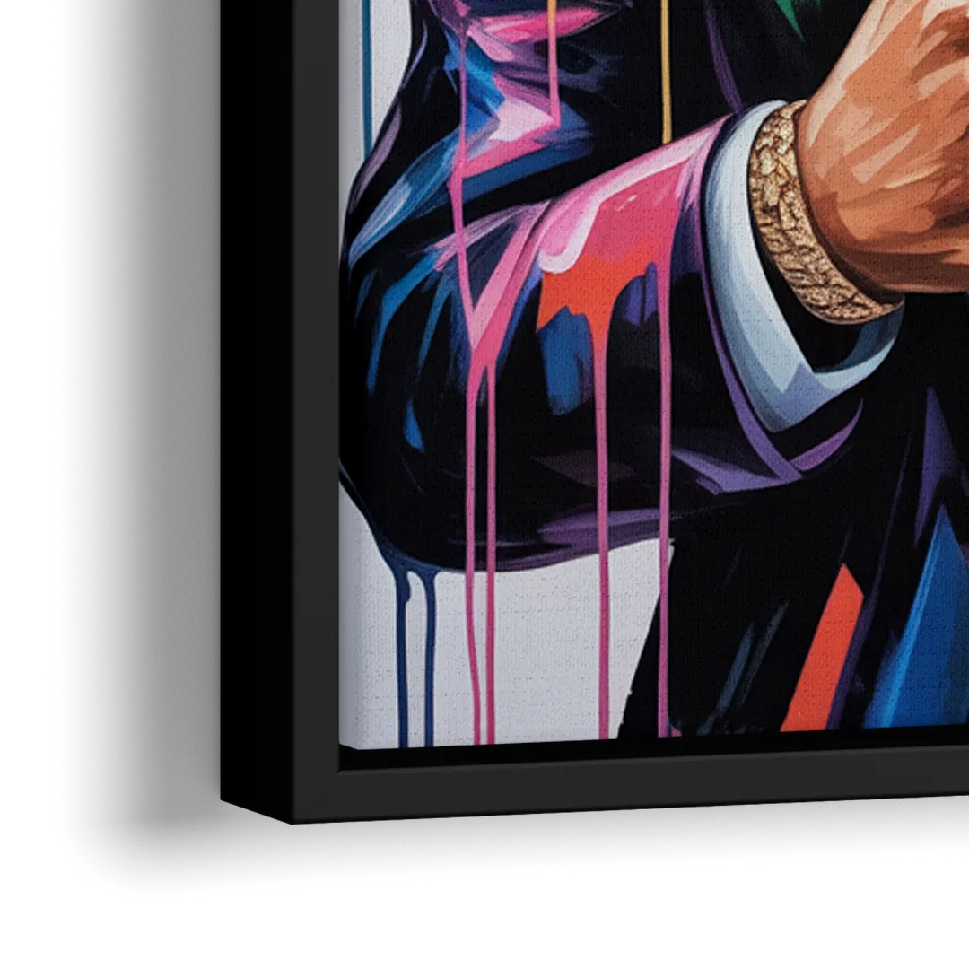 After Hours 2.0 - Close-Up Black Frame Canvas