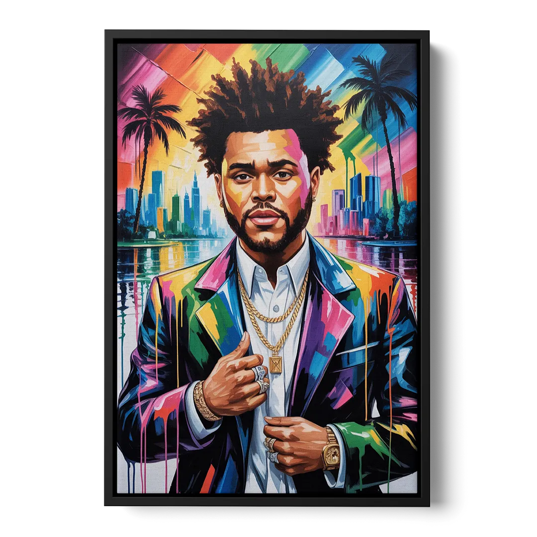After Hours 2.0 - Black Frame Canvas