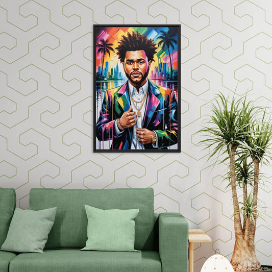 After Hours 2.0 - Living Room Black Frame Canvas