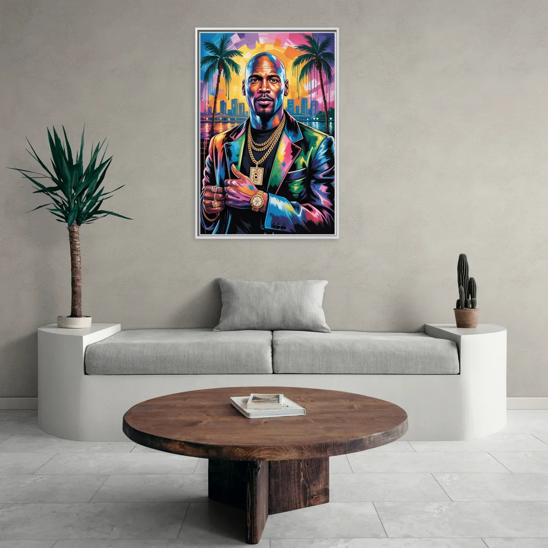 Air Legend 2.0 - Living Room White Frame Canvas