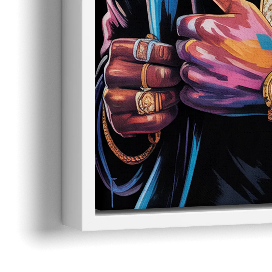 Air Legend 2.0 - Close-Up White Frame Canvas