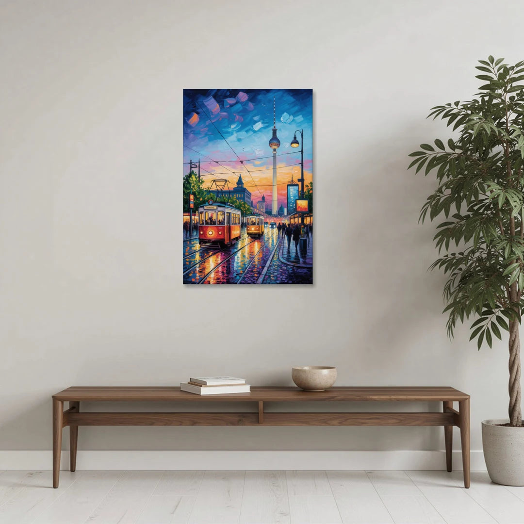 Alexanderplatz Vibes - Canvas Wall Art - Coffee Table - 24x36