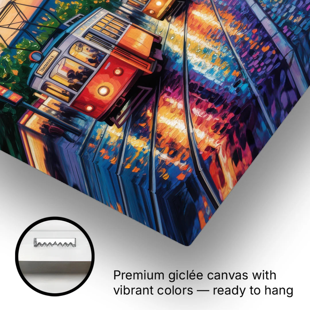 Alexanderplatz Vibes - Canvas Wall Art - Gallery Wrap Corner