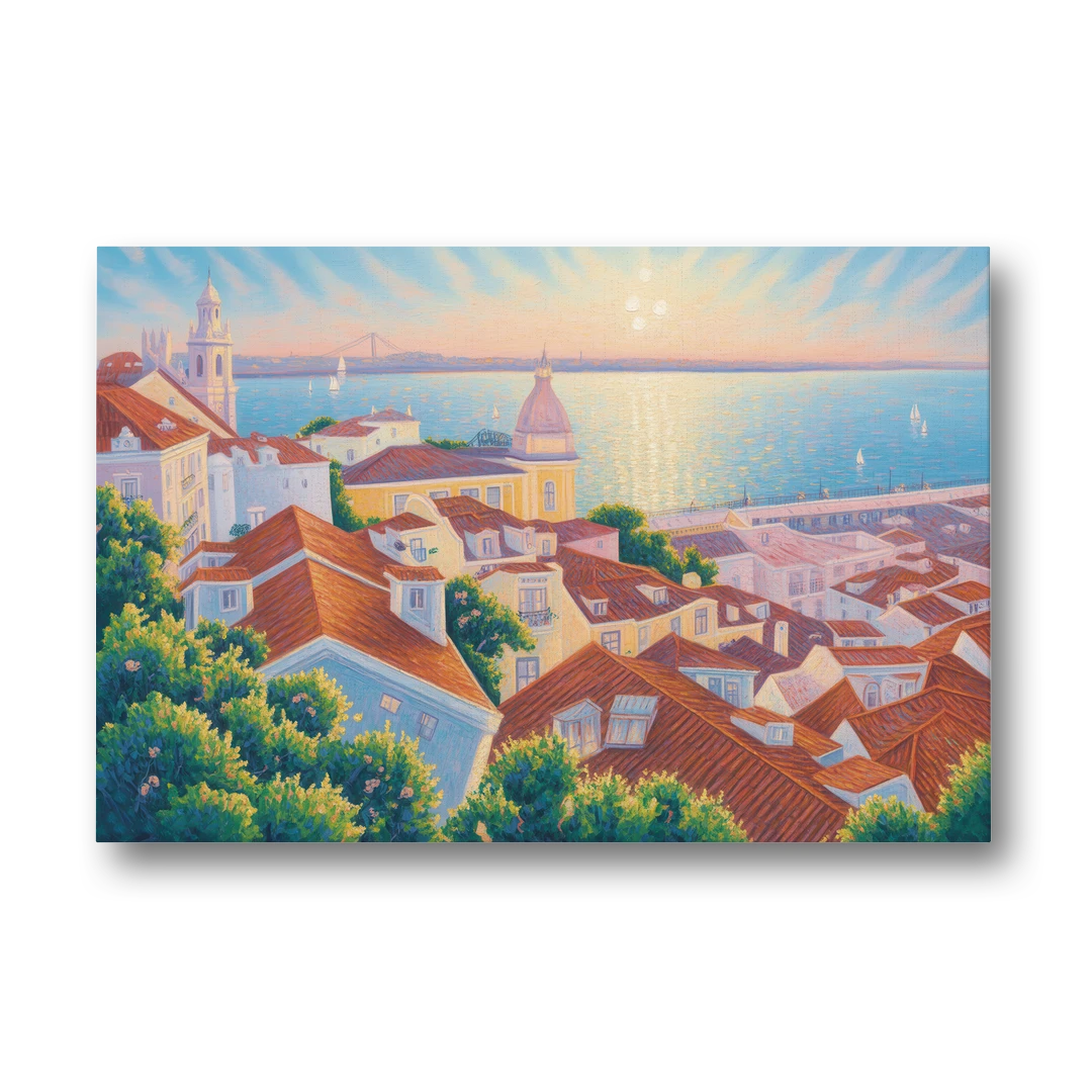 Alfama Charm - Canvas Wall Art - Front