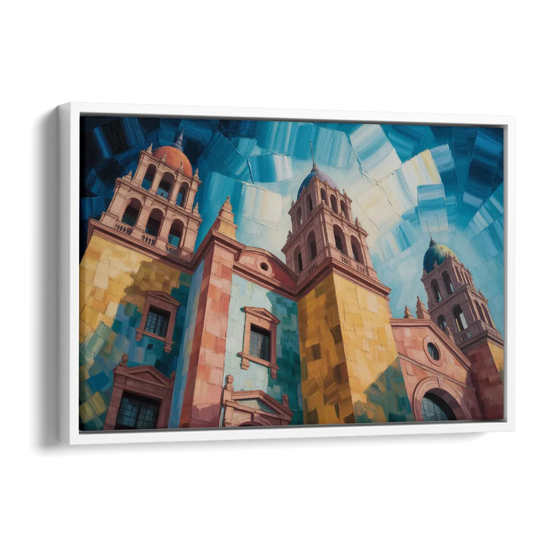 Alhóndiga de Granaditas Side - White Canvas Wall Art