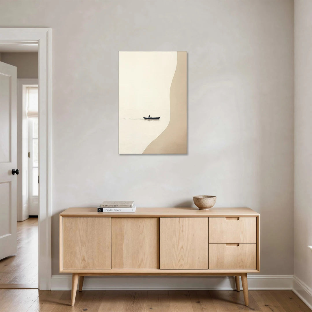 Alone with the Water - Canvas Wall Art - Coffee Table - 24x36