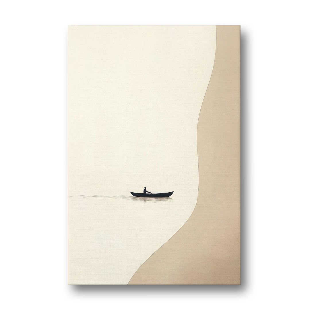 Alone with the Water - Canvas Wall Art - Front