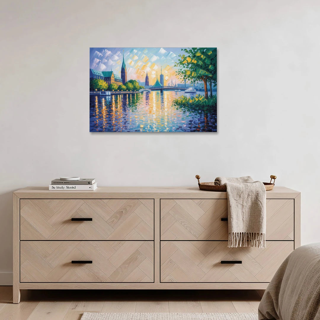 Alster Serenity - Canvas Wall Art - Coffee Table - 36x24