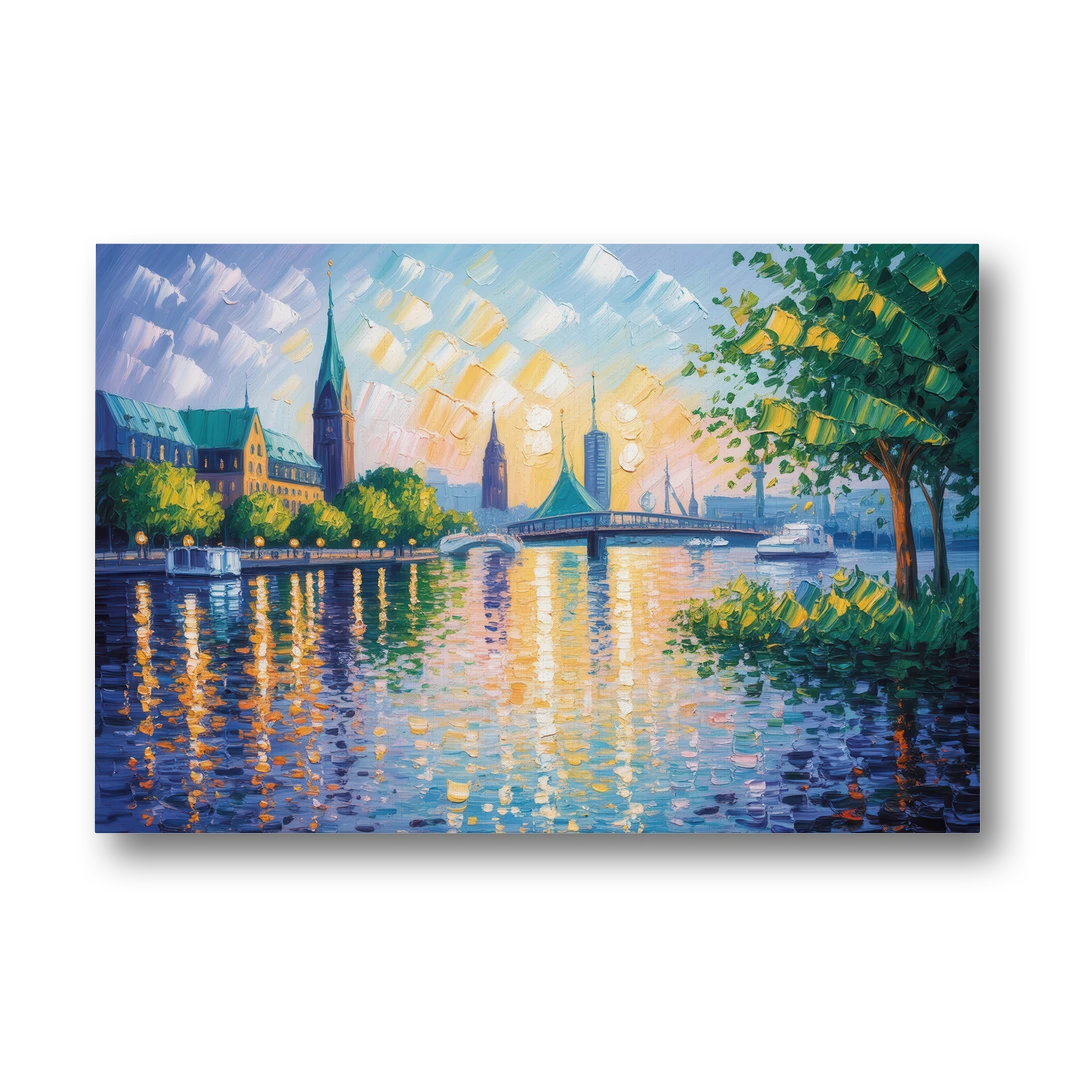Alster Serenity - Canvas Wall Art - Front