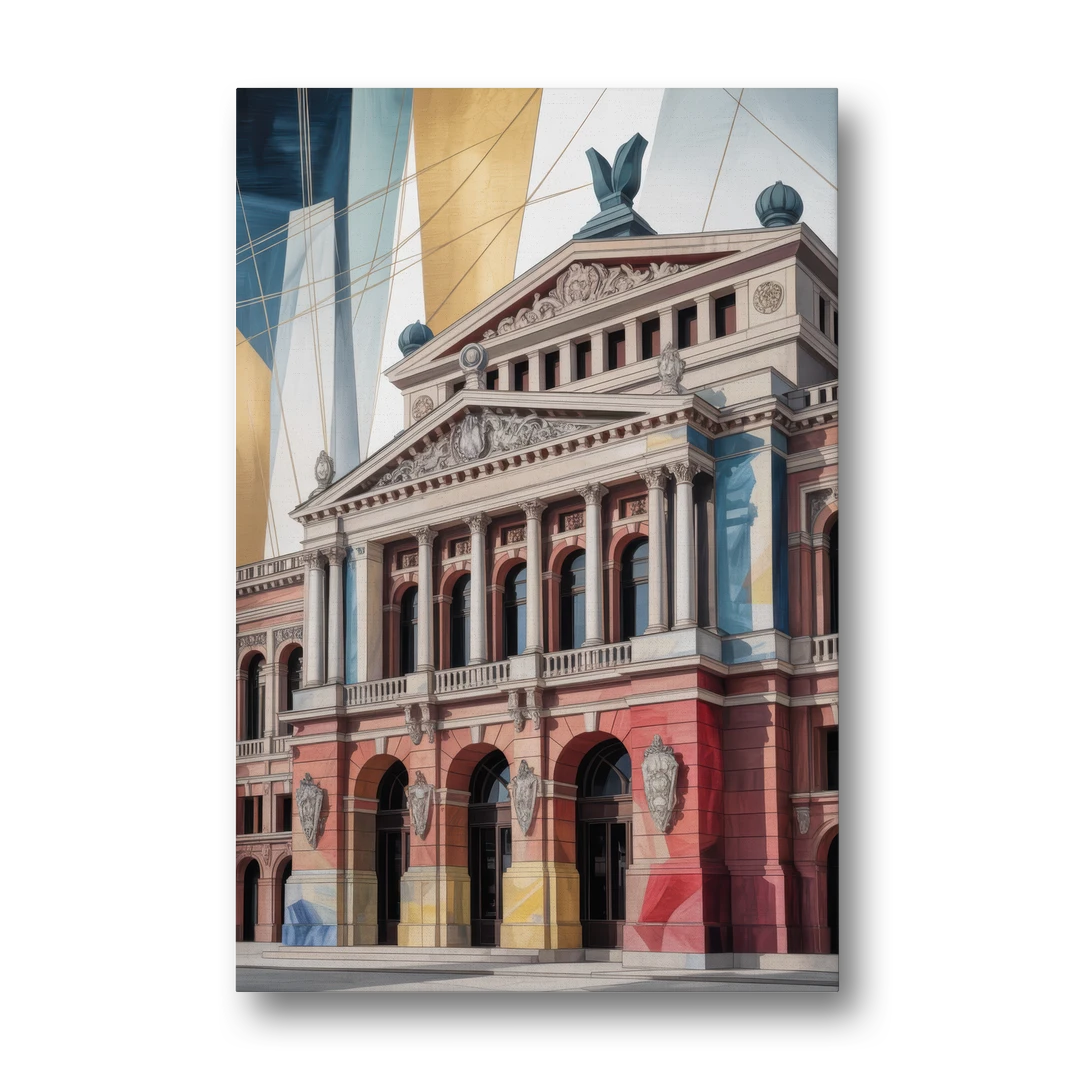 Alte Oper Majesty - Canvas Wall Art - Front