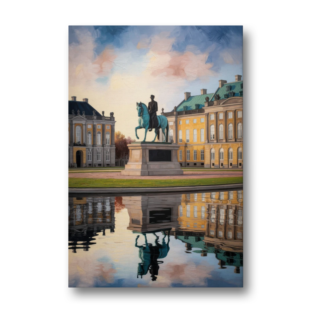Amalienborg Majesty - Canvas Wall Art - Front