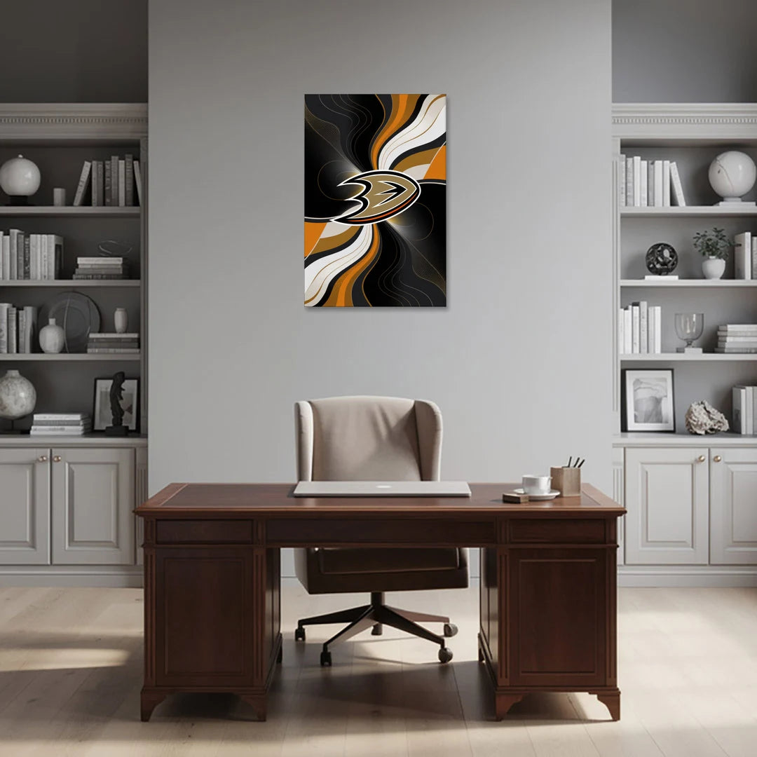 Anaheim Ducks Pride - Canvas Wall Art - Office - 24x36