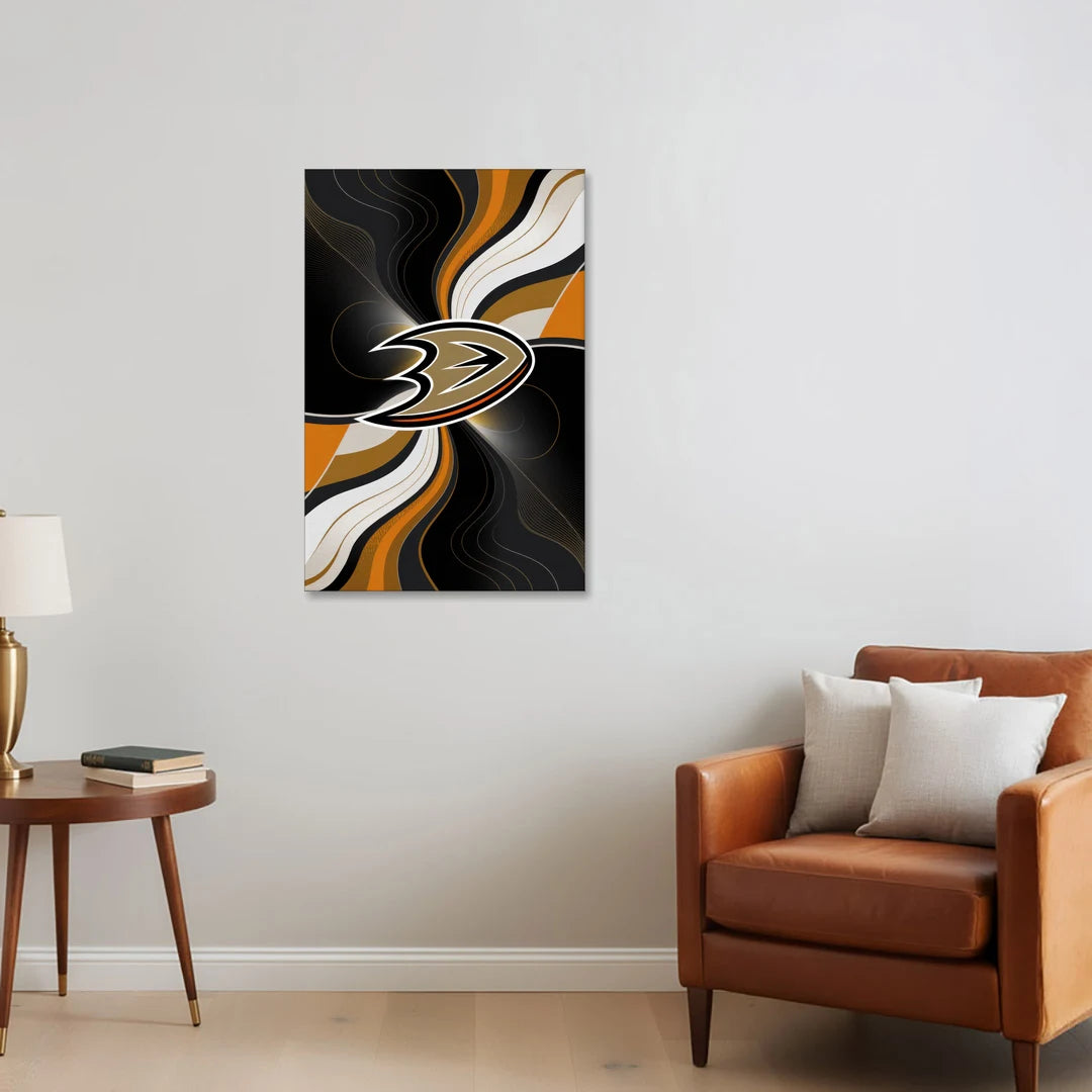 Anaheim Ducks Pride - Canvas Wall Art - Sofa - 24x36