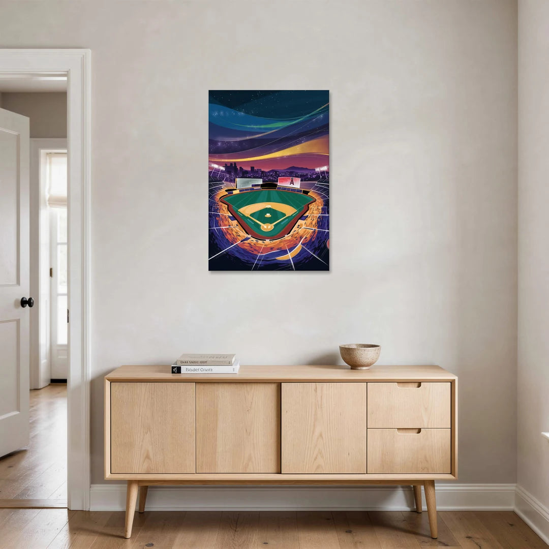 Anaheim Stadium Nights - Canvas Wall Art - Coffee Table - 24x36