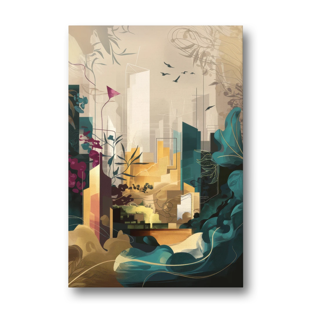Anaheim Urban Charm - Canvas Wall Art - Front