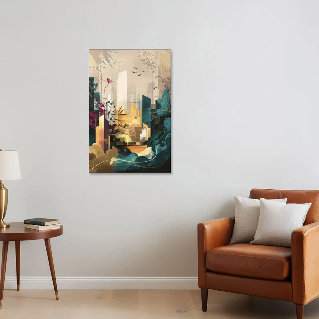 Anaheim Urban Charm - Canvas Wall Art - Sofa - 24x36