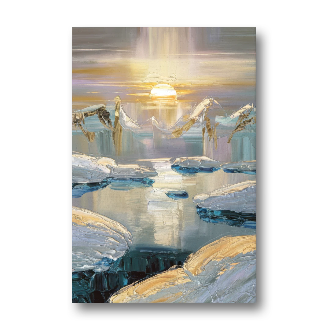 Anchorage Midnight Sun - Canvas Wall Art - Front