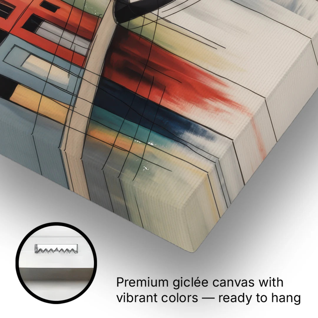 Anne Frank's Amsterdam - Canvas Wall Art - Gallery Wrap Corner