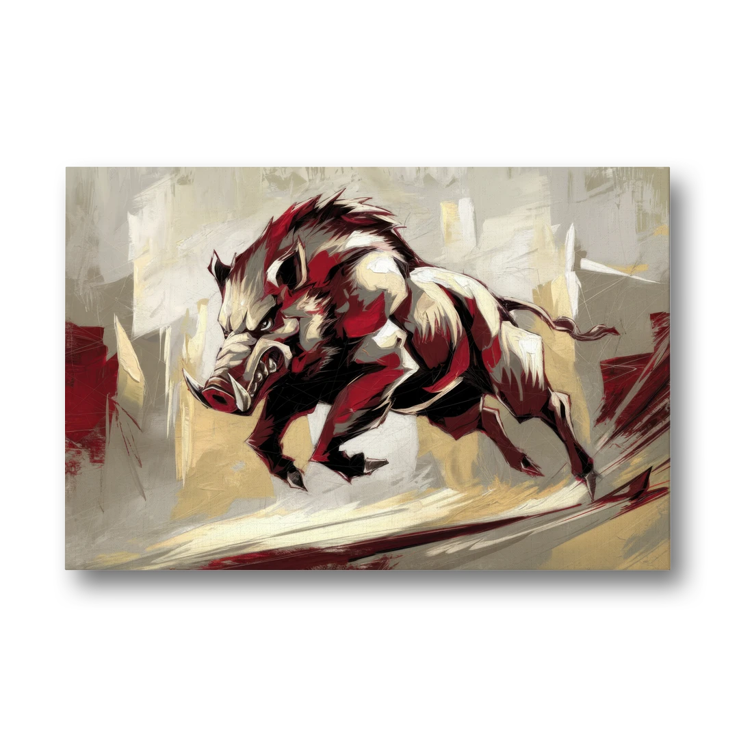 Arkansas Razorbacks Pride - Canvas Wall Art - Front