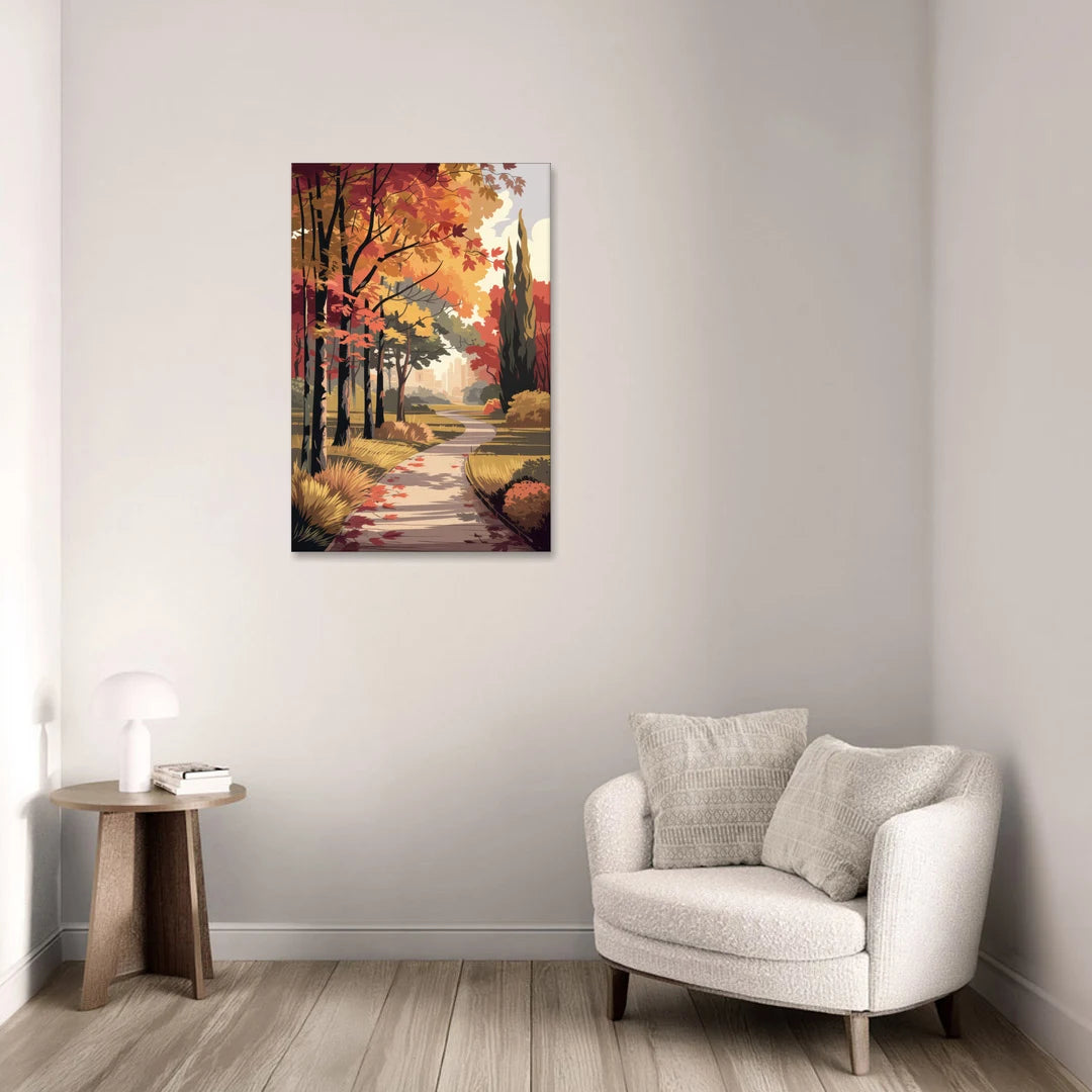 Arlington Autumn Colors - Canvas Wall Art - Sofa - 24x36