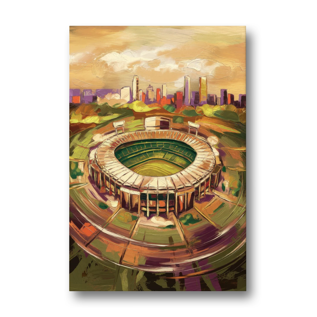 Arlington Stadium View - Canvas Wall Art - Front