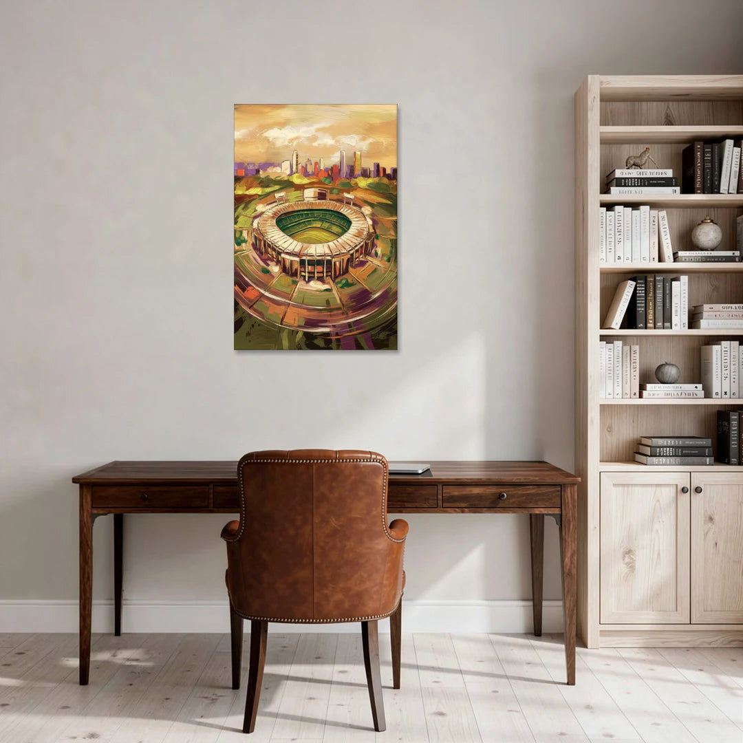 Arlington Stadium View - Canvas Wall Art - Office - 24x36